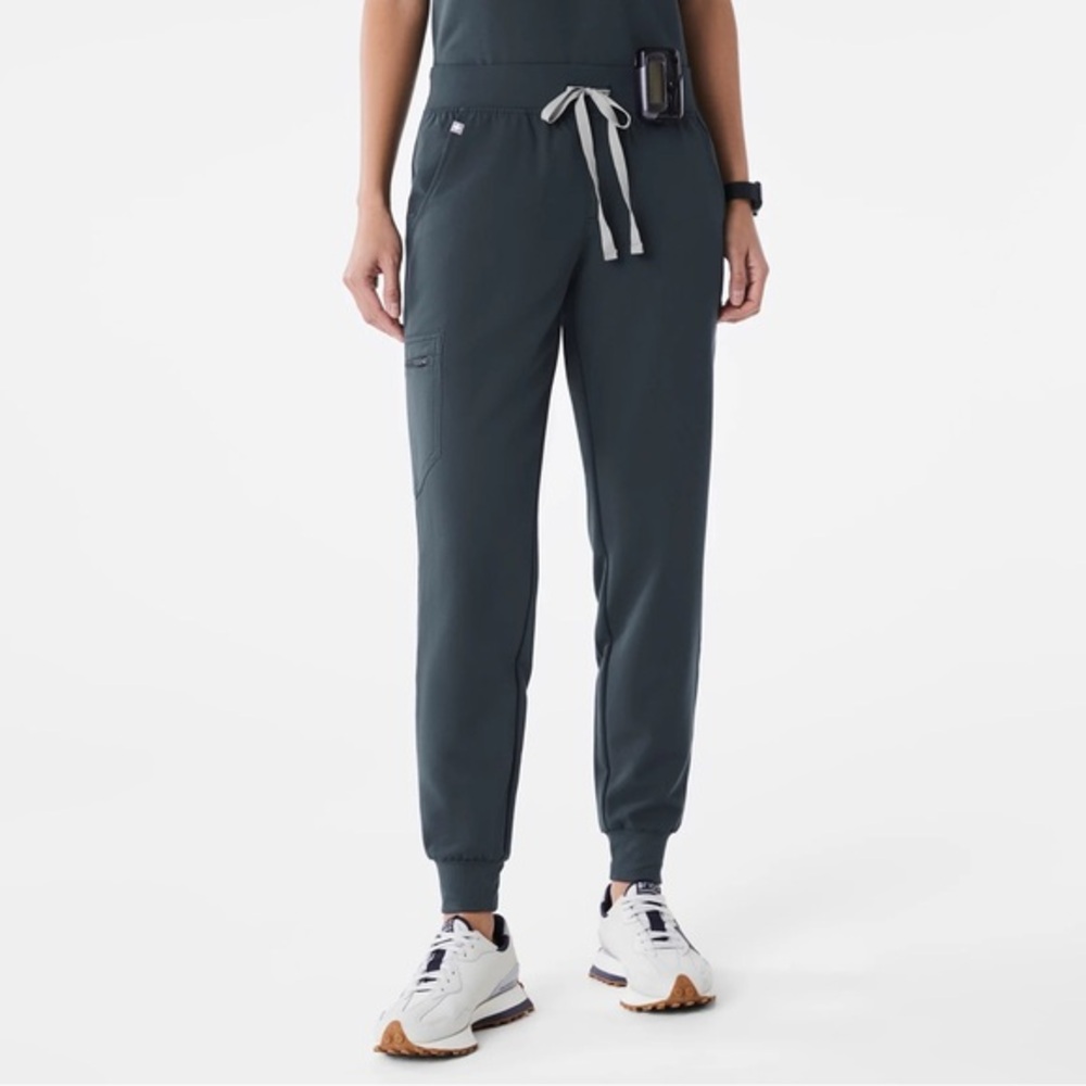 Figs High Waisted Zamora Jogger Scrub Pants Dark Harbour Size XL